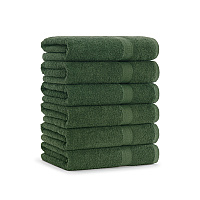 True Color Bath Towel 25x52 Green - Pack Of 6 (P-BATH-HG-6)