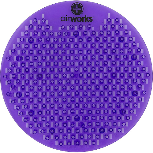 Airworks Splash Free Urinal Screen Lavender 10/box, Box Of 10 (AWSFUS236-BX)