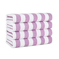 California Cabana Beach Towels 30x70 Lavender - Pack Of 4 (PNP-CABANA-LV)