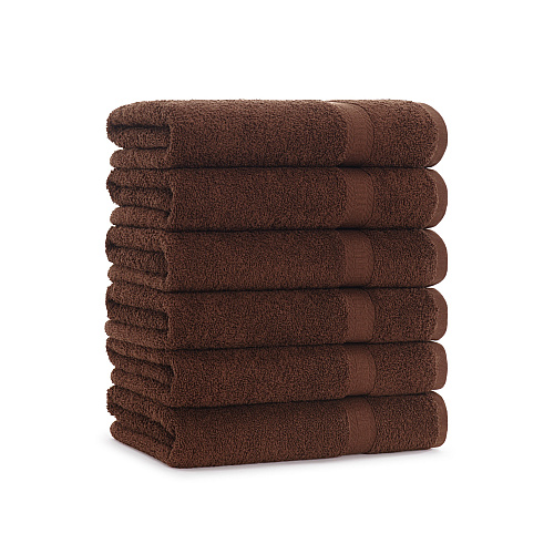 True Color Bath Towel 25x52 Brown - Case Of 24 (BATH-BROWN)