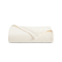 Host & Home Cotton Bed Blanket Twin Ivory - Case Of 4 (BLKT-COT-6890-IV)