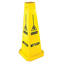 Sign 25 Inch Wet Floor, Case Of 5 (23812)