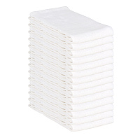 Huck Cotton Cleaning Towels 16x26 White - Pack Of 12 (ABSBNT-WHTE)