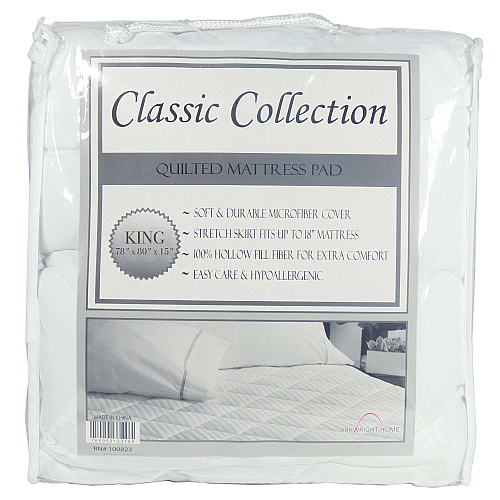 Classic Mattress Pad - King - 1 Each (MP-CL-KG)