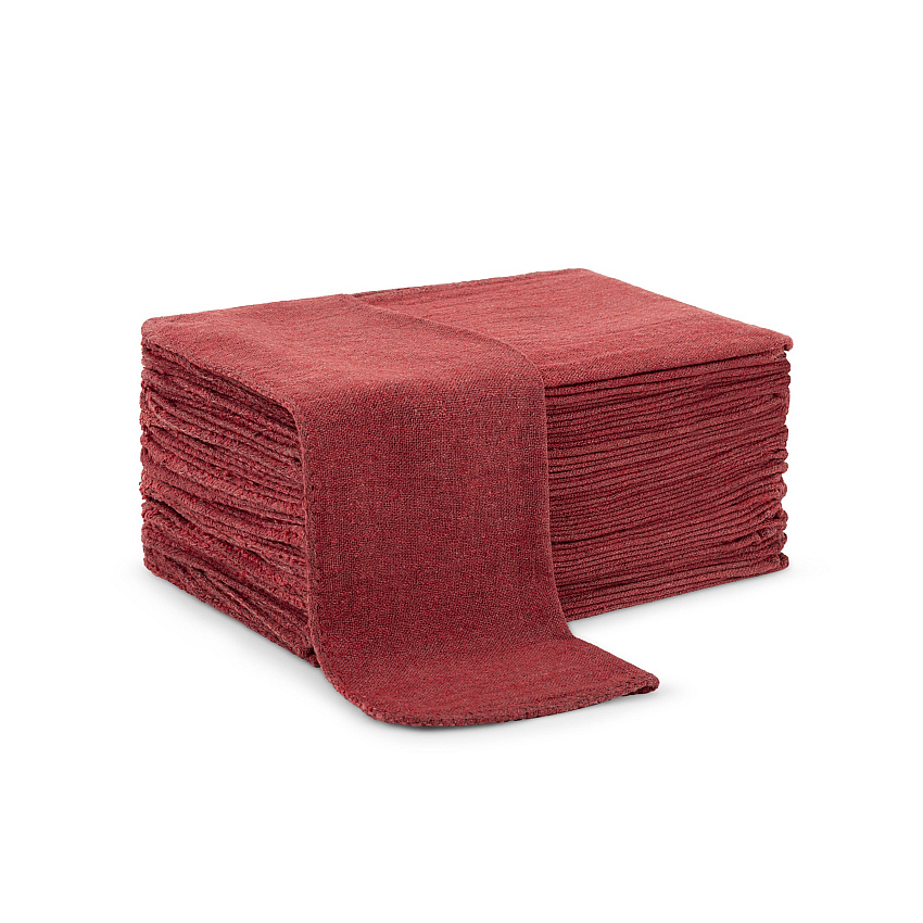 Messy Mechanic Shop Towels 50 Pack 12x14 Red, Bag Of 50 (PNP-SHOP-50-RD)