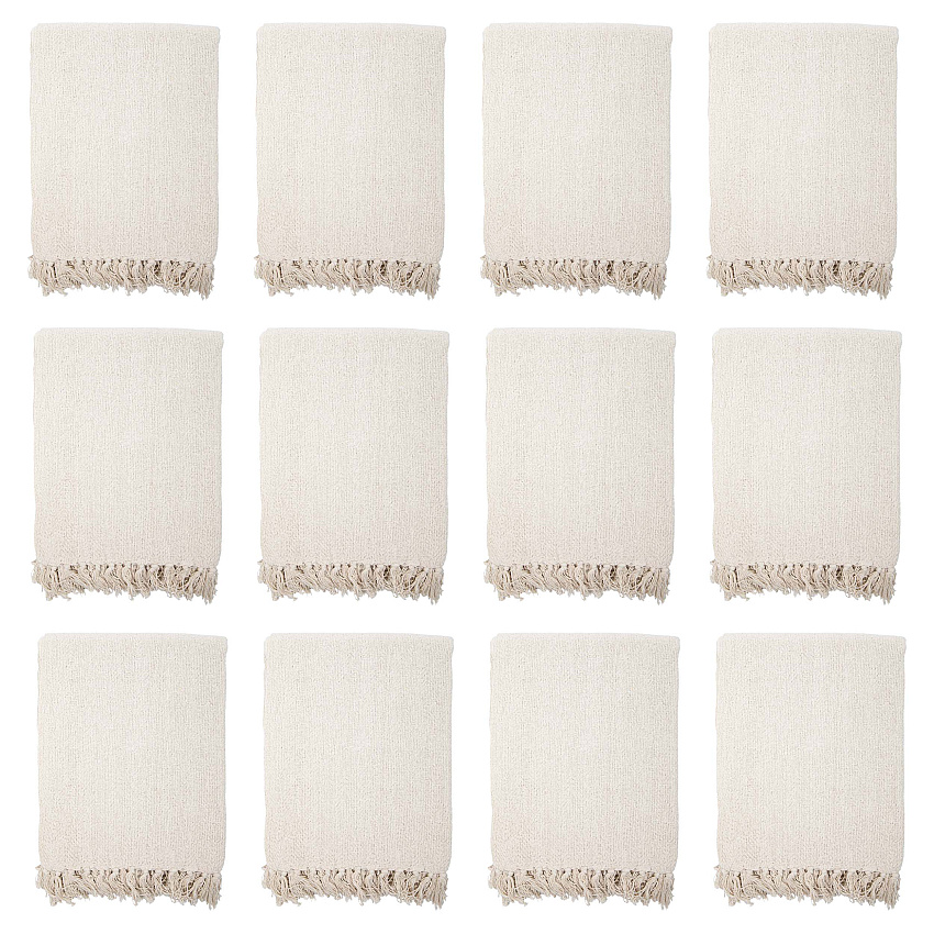 Common Ground Throw 50x70 Cream - Case Of 12 (THROW-50X70-CR-CS)