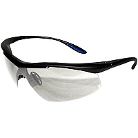 Proworks Comfort Eyewear Safety Glasses, Clear Lens, Black Frame - Box Of 12 (EW-C200C)