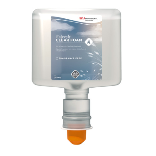 Scj Refresh Clear Foam Soap, Nsf Certified, 1.2 Liter - Case Of 3 (CLR120TF)
