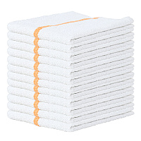 Qwick Wick Bar Mop Towel 30oz Gold Stripe - Pack Of 12 (P-N030-G65-5DZ)