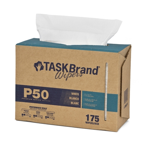 Taskbrand P50 Hydrospun Interfold Wiper - Case Of 1750 (N-P050IDW)