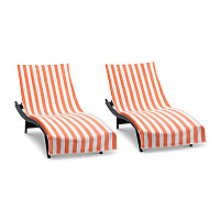 California Cabana Chaise Cover 30x85 Coral - Case Of 12 (CC-CABANA-CO-CS)