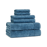 Aston & Arden Turkish Solid 6-piece Set Copen Blue - 1 Set (PNP-BST-TS-CBL)