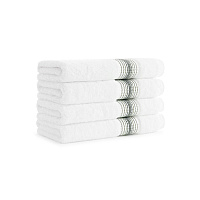 Aston & Arden Turkish Striped Hand Towel 18x32 Sage - Pack Of 4 (HT-STT-1832-5.4-SGE)