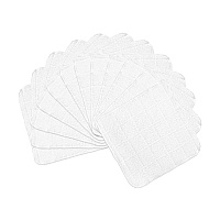 Cooks Linen Dishcloth 12x12 White - Pack Of 12 (DISH-WHITE)
