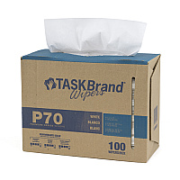 Taskbrand P70 Premium Series Wiper, Hydrospun, White, 8.26x16.75, Medium Duty, Interfold - Case Of 1000 (N-P070IDW)