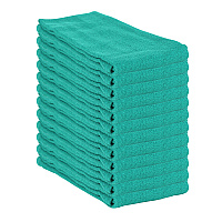 Huck Cotton Cleaning Towels 16x26 Green - Pack Of 12 (ABSBNT-HGRN)
