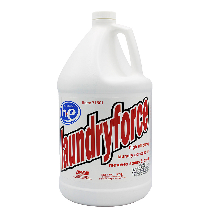 Laundryforce - High Efficiency Laundry Detergent, Gallon, 4/cs, Case Of 4 (71501)