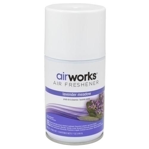 Airworks Metered Aerosol, Lavender Meadow, 7 Oz, 12/cs, Pack Of 12 (07936)