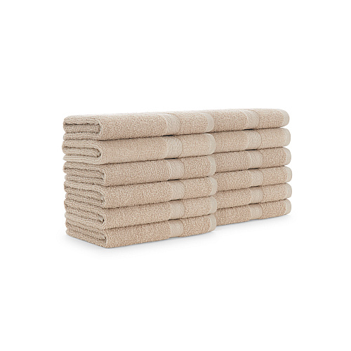 True Color Hand Towel 16x27 Beige - Case Of 120 (HAND-BEIGE)