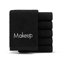 Cotton Makeup Washcloth 13x13 Black - Case Of 144 (MAKEUP-13X13-CS)