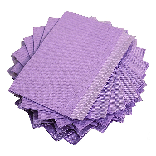 Adenna Dental Bibs Violet 18 X13 4x125, Case Of 500 (BIB745V)
