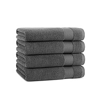 Host & Home Bath Towel 27x54 Dark Grey - Case Of 24 (BT-HH2754-DG-CS)