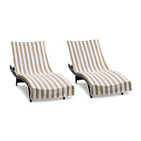 California Cabana Chaise Cover 30x85 Beige - Case Of 12 (CC-CABANA-BG-CS)