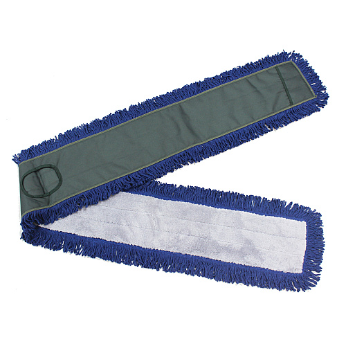 Fringed Dust Mops With Canvas Backing - 60" - Case Of 24 (M850060-CS)