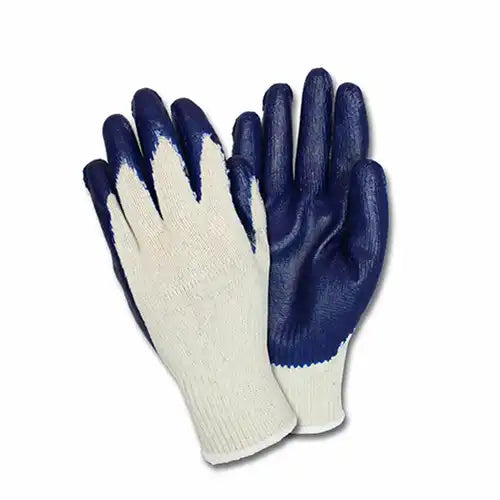 Safety Zone Coated Knit Gloves Blueatural Xl - 12 Pairs (GSPC-XL-2C)