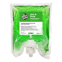 Touch Point Hair & Body Foaming Soap, 34 Fl Oz, 4 Pouches/case, Case Of 4 (441350TP)