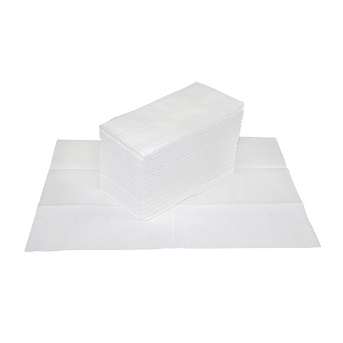 Saniworks Topline Guest Towels, Drc, 1/6 Fold, White, Folded: 4"x8"; Flat: 12x17, 50/pk, 10 Pks/cs - Case Of 500 (N-LRGD6FPW)