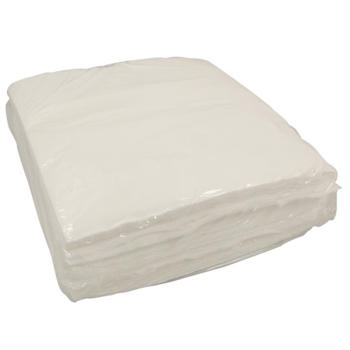 Prematex Wipers, Sontara, White, 10x10, Heavy Duty, Creped, Flat, 2 Lbs/bag - Case Of 10 Bags (306-2LB-PB)
