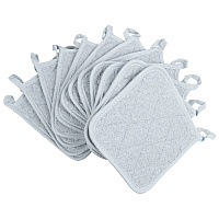 Cooks Linen Pot Holder 7x7 Grey - Pack Of 12 (POT-GREY)