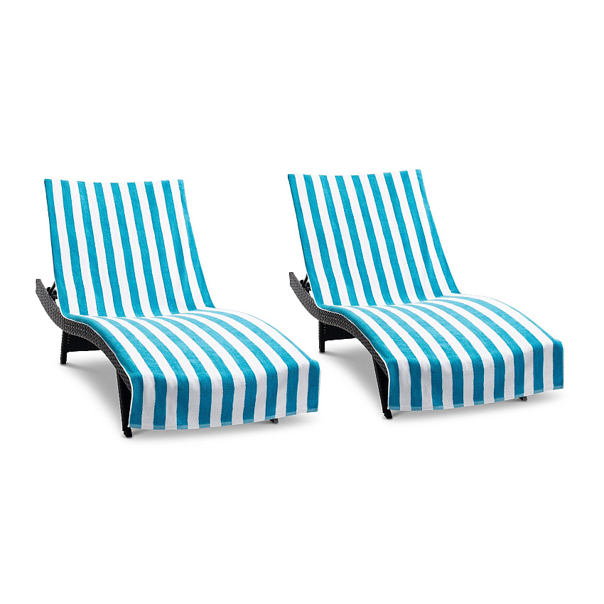 California Cabana Chaise Cover 30x85 Blue - Case Of 12 (CC-CABANA-BL-CS)