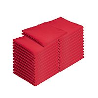 Mariposa Poly Spun Napkin 20x20 Red - Pack Of 25 (PNP-NAP-R-25)