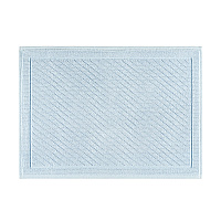 Host & Home Cotton Bath Mat 17x24 Light Blue - Case Of 4 (HH-BM-1724-LB)