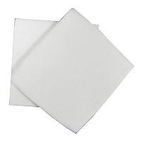 Prematex Wipers, Sontara, White, 4"x4", Heavy Duty, Smooth, Flat, 1 Lb/bag - Case Of 30 Bags (197440)