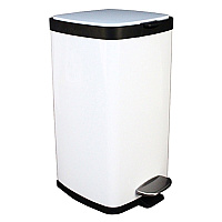 Receptacle Step-on 21 Qt White, 1 Each (13200-1)