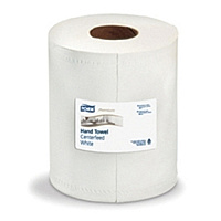 Tork Hand Towels, White, 2 Ply, 8.3"x11.8", Centerpull, 610/rl - Case Of 6 Rolls (121202)