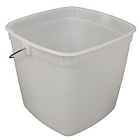 Bucket 6 Qt Translucent, Case Of 48 (5506)