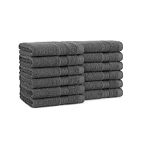 Host & Home Washcloth 13x13 Dark Grey - Case Of 60 (WC-HH-1313-DG-CS)