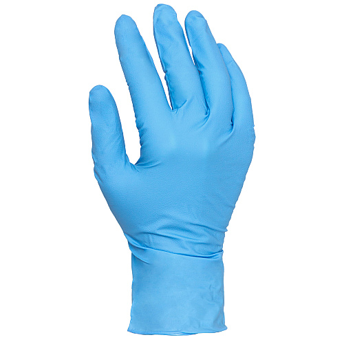 Safety Zone Nitrile Powder Free 7 Mil Exam Gloves - Blue, Med - Box Of 100 (GL-NB107FM)