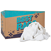 W50fb Bath Towel Size Terry Wipers White - 25lb Box (N-W50FB-25)