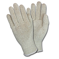 Safety Zone Economy Lightweight String Knit Gloves, 7 Gauge, Cotton/polyester Blend, Reusable Work Gloves Or Insulated Liner, Mens, Light Gray, Bag Of 12 Pairs, Case Of 40 Bags (GSLW-MN-2C-NRB)