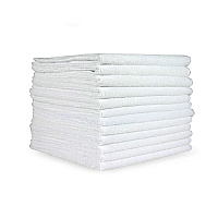 Smart Choice Microfiber Cloths 16x16 49gm White, Case Of 180 (M915100W)