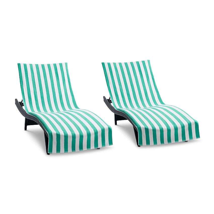 California Cabana Chaise Cover 30x85 Green - Case Of 12 (CC-CABANA-GR-CS)