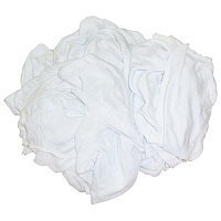 New Washed & Bleached Mixed White Knits (t-shirt), 25lb Box (480-25)