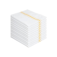 Mariposa Bistro Napkin 18x22 Gold Stripe - Case Of 120 (BISTRO-GLD-CS)