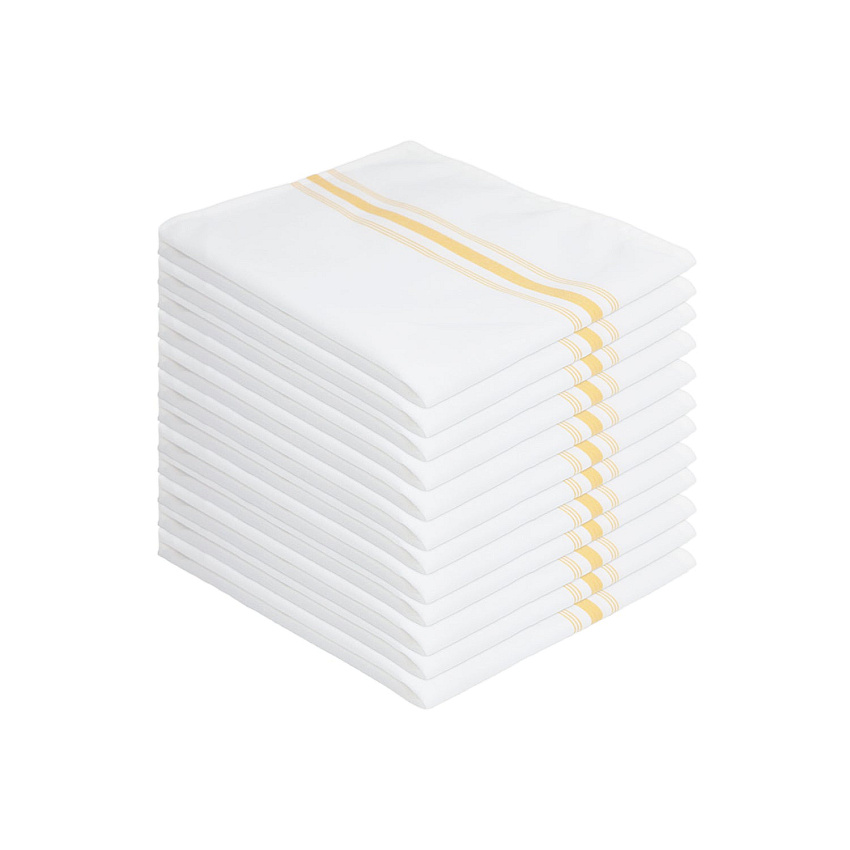 Mariposa Bistro Napkin 18x22 Gold Stripe - Case Of 120 (BISTRO-GLD-CS)