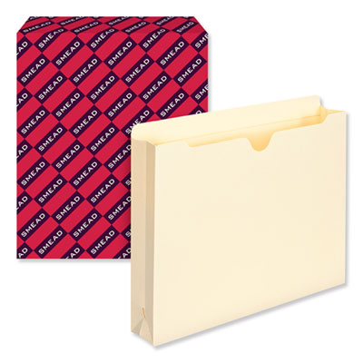 Smead Manila File Jackets, 2-Ply Straight Tab, Letter-Size, Manila, 50/Box ; | Oklahoma Native Supply - View #9